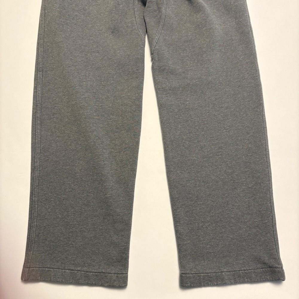 Nike Sweatpants Mens Small Gray Fleece Straight Leg Embroidered Swoosh 0378 - Picture 4 of 9